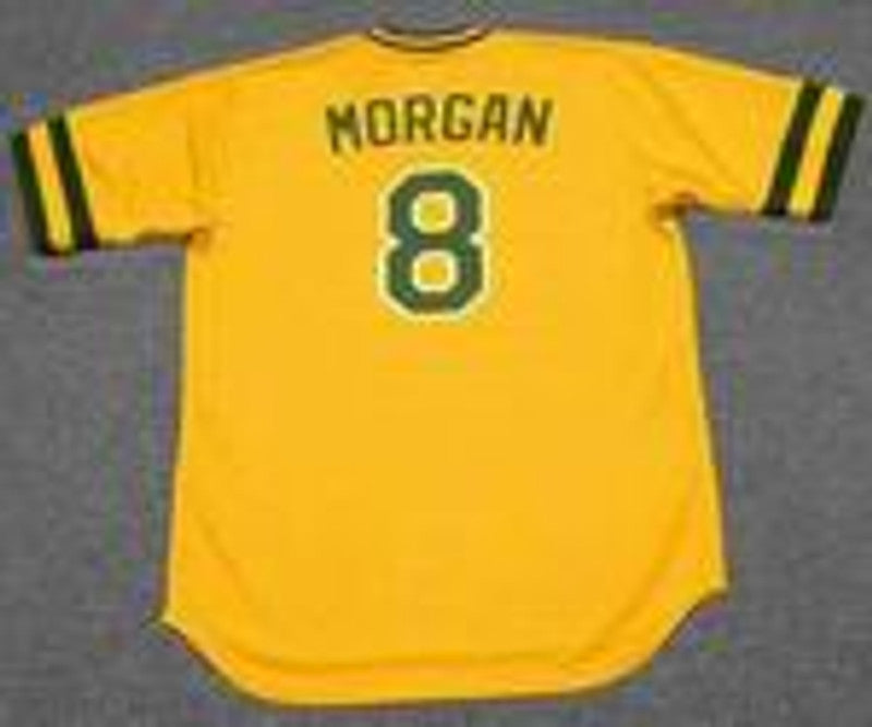 Oakland Athletics Joe Morgan Cooperstown MLB jersey front view