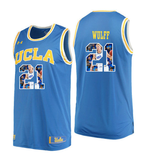 Ucla Bruins 21 Alec Wulff College Basketball Jersey Blue | Stitched Jersey RTJS 6689