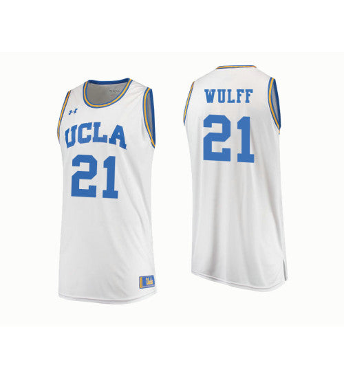 Ucla Bruins 21 Alec Wulff College Basketball Jersey White | Stitched Jersey RTJS 6688