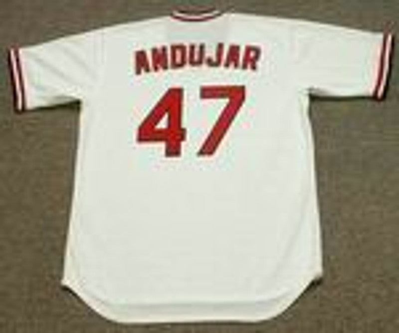 Joaquin Andujar St Louis Cardinals 1982 Cooperstown Home Baseball Stitched Jersey jersey front view