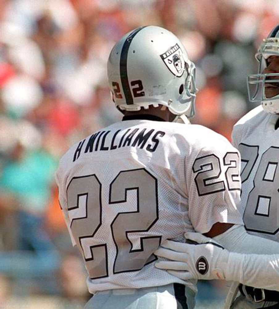 Los Angeles Raiders 1994 Away Throwback Nfl Jersey Custom Name Number jersey front view