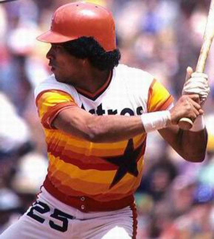Houston Astros 1980s Cooperstown MLB jersey front view