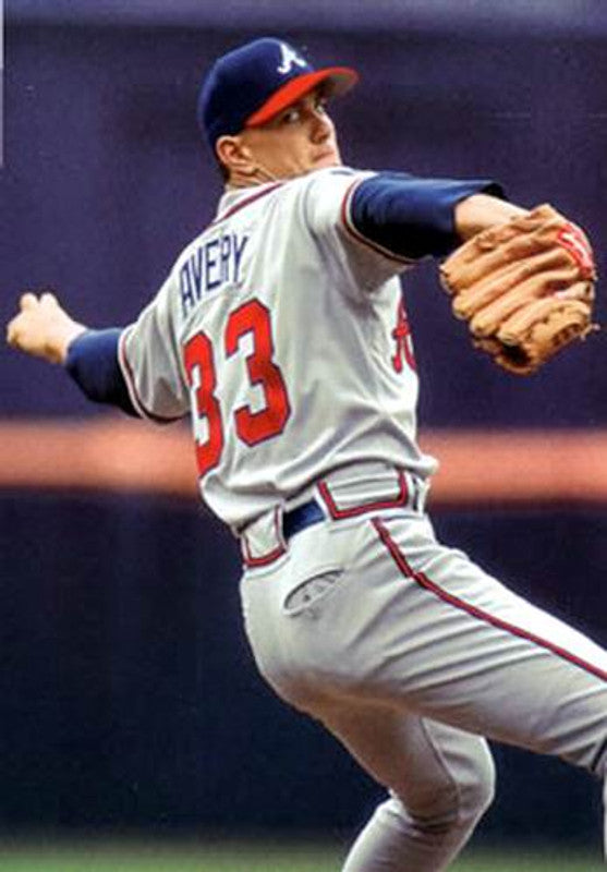 Atlanta Braves Steve Avery MLB jersey front view