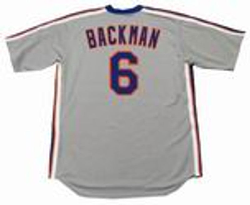 WB NYM 1987 Cooperstown Away Baseball Stitched Jersey, Vintage Baseball Jersey, Retro Sewn Jersey