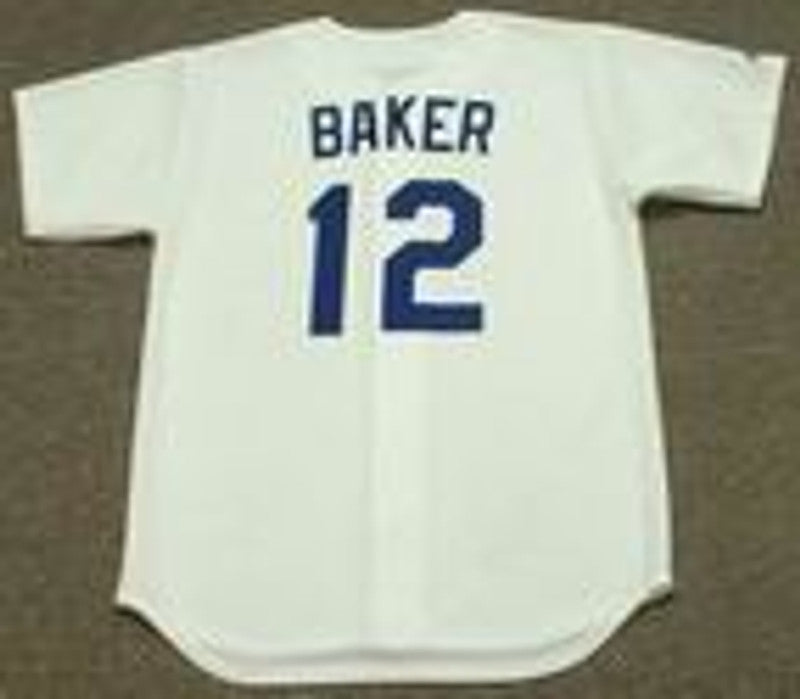 Los Angeles Dodgers Dusty Baker Cooperstown MLB jersey front view