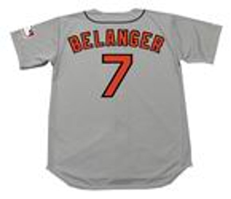 Baltimore Orioles Mark Belanger Cooperstown MLB jersey front view