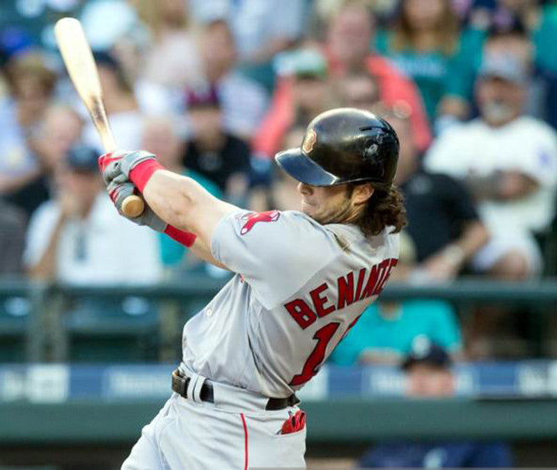 Boston Red Sox Andrew Benintendi MLB jersey front view