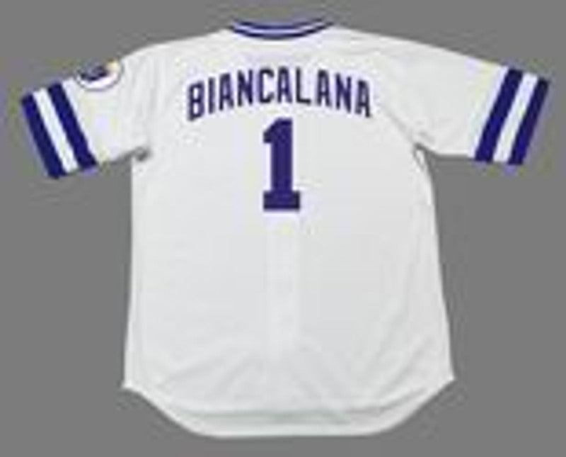 Kansas City Royals Buddy Biancalana MLB jersey front view