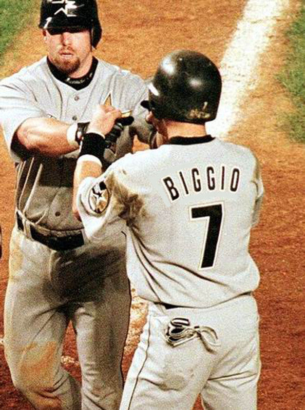 Houston Astros Craig Biggio MLB jersey front view