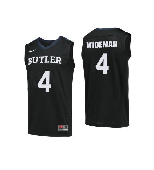 Butler Bulldogs 4 Tyler Wideman College Basketball Jersey Black | Stitched Jersey RTJS 5297