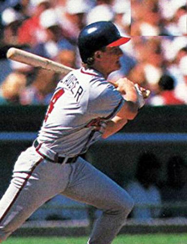 Atlanta Braves Jeff Blauser MLB jersey front view