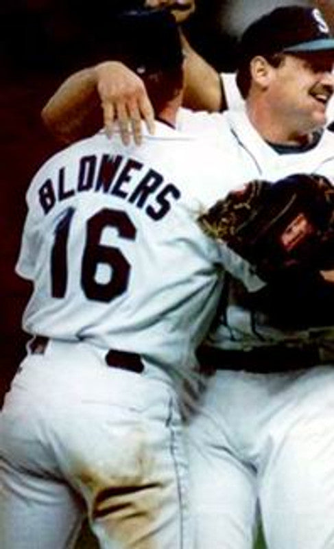 Seattle Mariners Mike Blowers MLB jersey front view