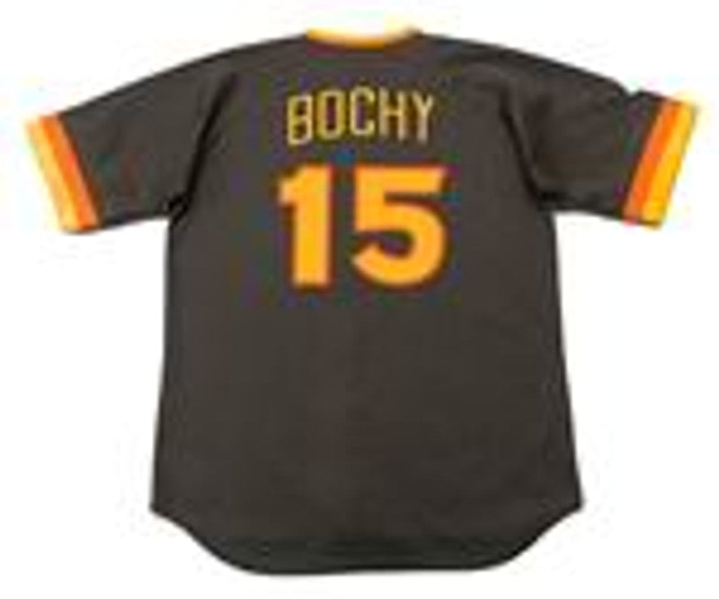 San Diego Padres Bruce Bochy Cooperstown MLB jersey front view