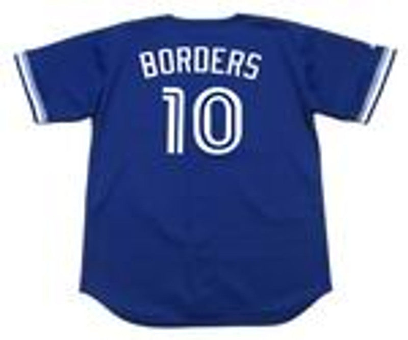 Toronto Blue Jays Pat Borders MLB jersey front view