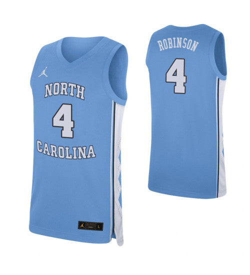 On Robinson North Carolina Tar Heels Carolina Blue College Basketball Jersey stitched basketball jersey for game day fanwear