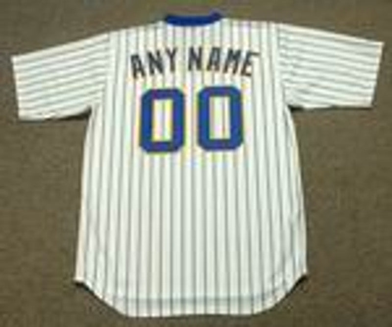 RSJ MB 1980s Cooperstown Throwback Home Custom Name Number Stitched Jersey, Vintage Baseball Jersey,