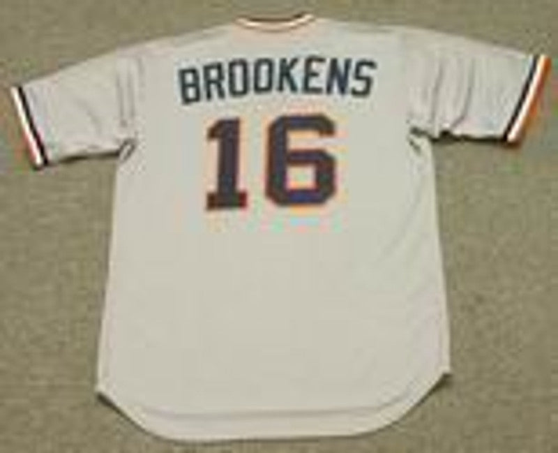 Detroit Tigers Tom Brookens Cooperstown MLB jersey front view