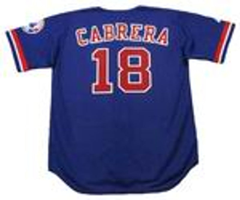 Montreal Expos Orlando Cabrera MLB jersey front view