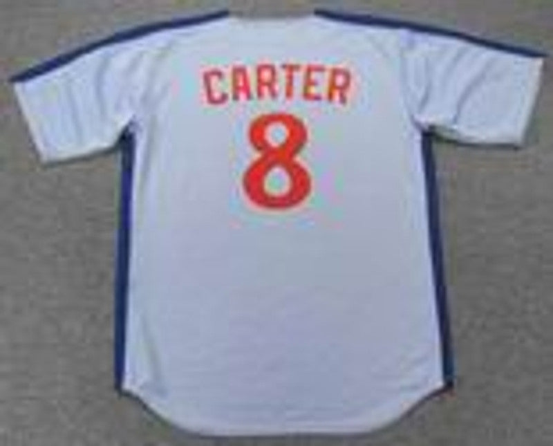 Montreal Expos Gary Carter Cooperstown MLB jersey front view