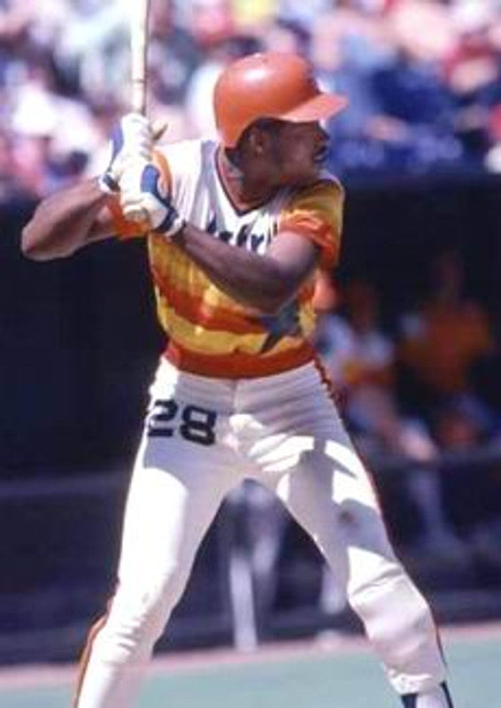 Houston Astros Cesar Cedeno MLB jersey front view
