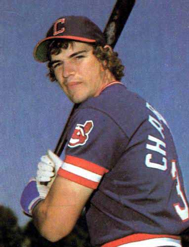Cleveland Indians Joe Charboneau MLB jersey front view