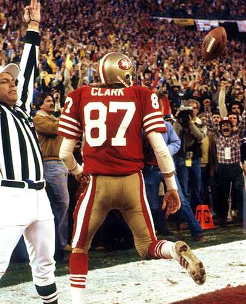 San Francisco 49ers Dwight Clark NFL jersey front view