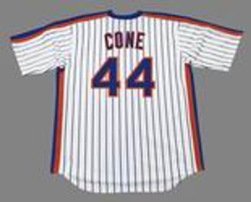 New York Mets David Cone Cooperstown MLB jersey front view