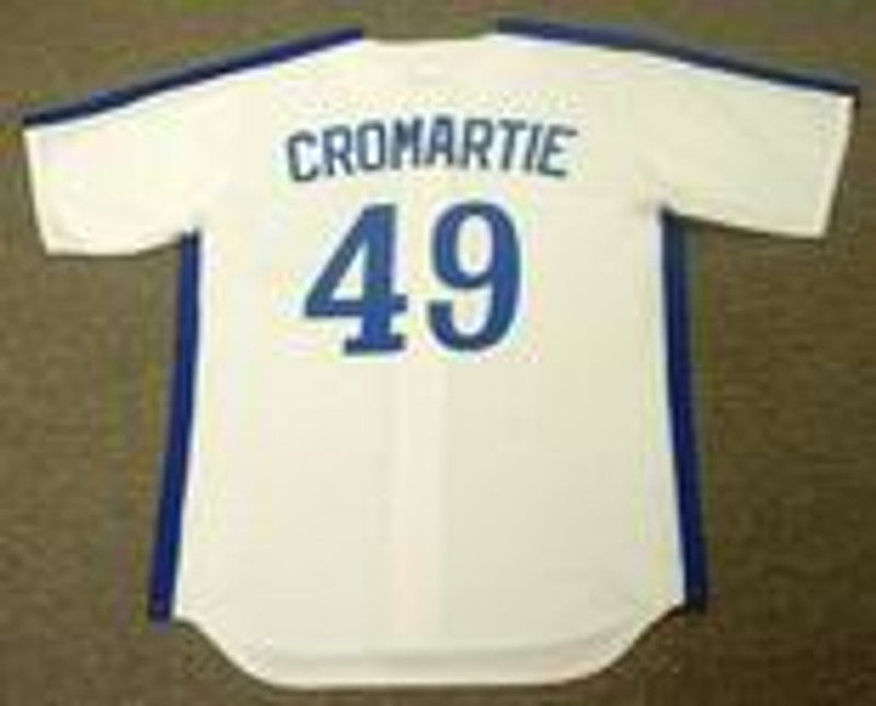 Montreal Expos Warren Cromartie Cooperstown MLB jersey front view