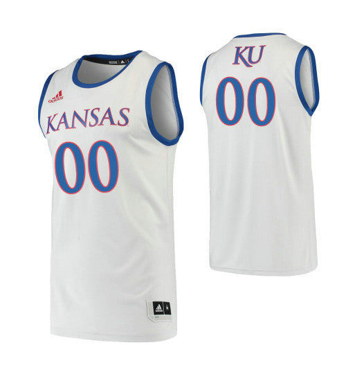 Kansas Jayhawks 00 Custom College Basketball Swingman Jersey Gray stitched retro jersey