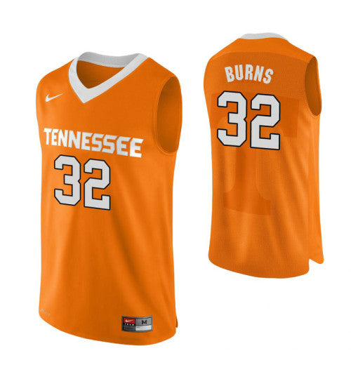 Tennessee Volunteers 32 Dj Burns Performace College Basketball Jersey Orange | Stitched Jersey RTJS 6966