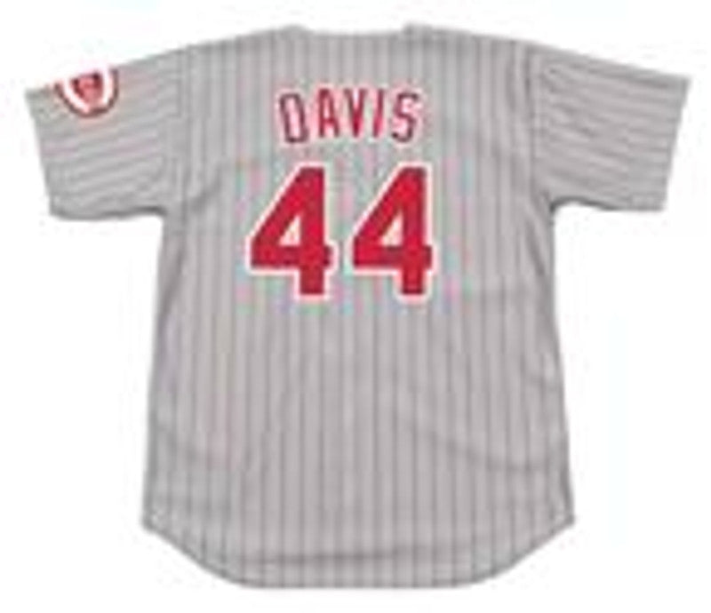 Cincinnati Reds Eric Davis MLB jersey front view