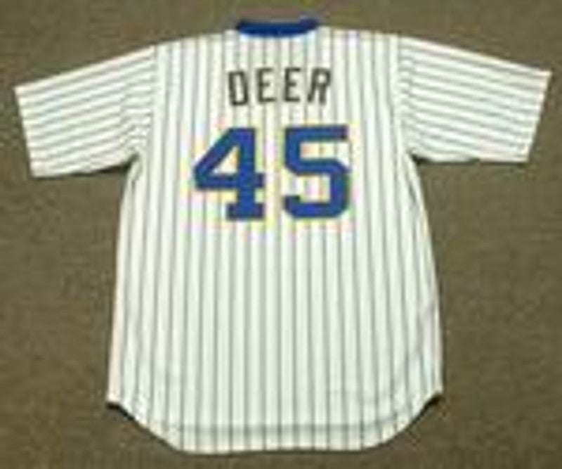 Milwaukee Brewers Rob Deer Cooperstown MLB jersey front view