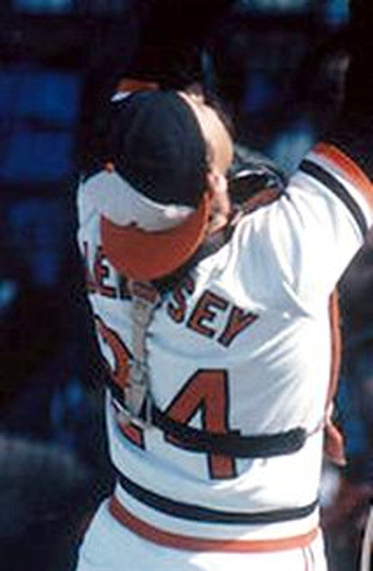 Baltimore Orioles Rick Dempsey Cooperstown MLB jersey front view