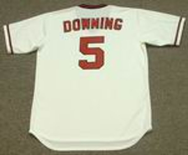 Brian Downing California Angels 1982 Cooperstown Throwback Baseball Jersey jersey front view