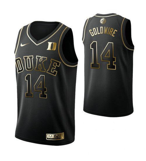 Duke Blue Devils 14 Jordan Goldwire Black College Basketball Jersey | Stitched Jersey RTJS 4792