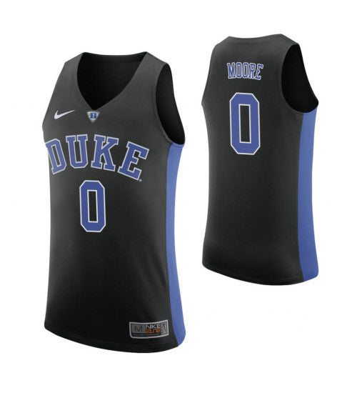 Duke Blue Devils Wendell Moore College Basketball Jersey Black | Stitched Jersey RTJS 4630