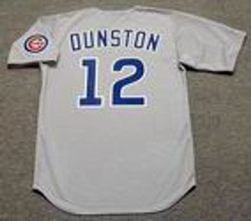 Chicago Cubs Shawon Dunston MLB jersey front view