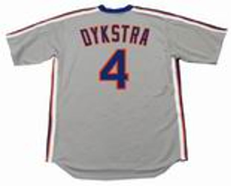 New York Mets Lenny Dykstra Cooperstown MLB jersey front view