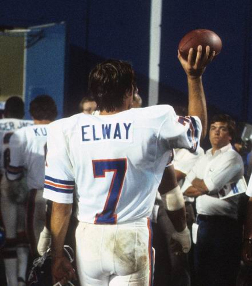 Denver Broncos John Elway NFL jersey front view