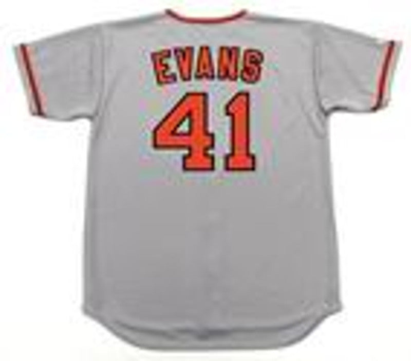 San Francisco Giants Darrell Evans Cooperstown MLB jersey front view