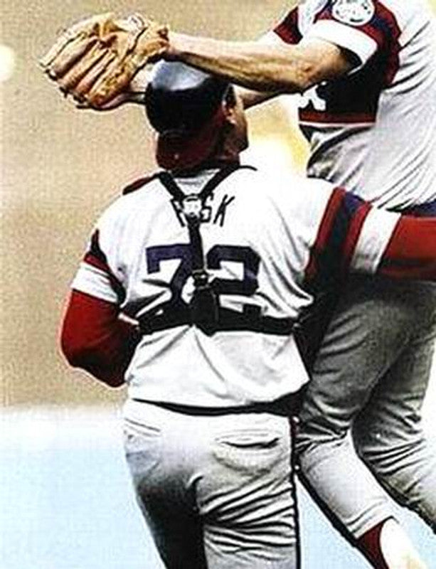 Chicago White Sox Carlton Fisk MLB jersey front view