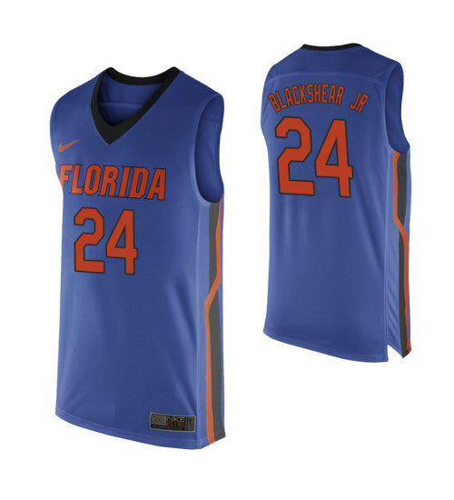 Florida Gators Kerry Blackshear Jr College Basketball Jersey Royal Blue | Stitched Jersey RTJS 4539