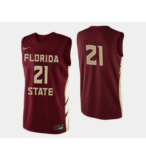 Florida State Seminoles 21 Michael Snaer Garnet Road College Basketball Jersey | Stitched Jersey RTJS 4500