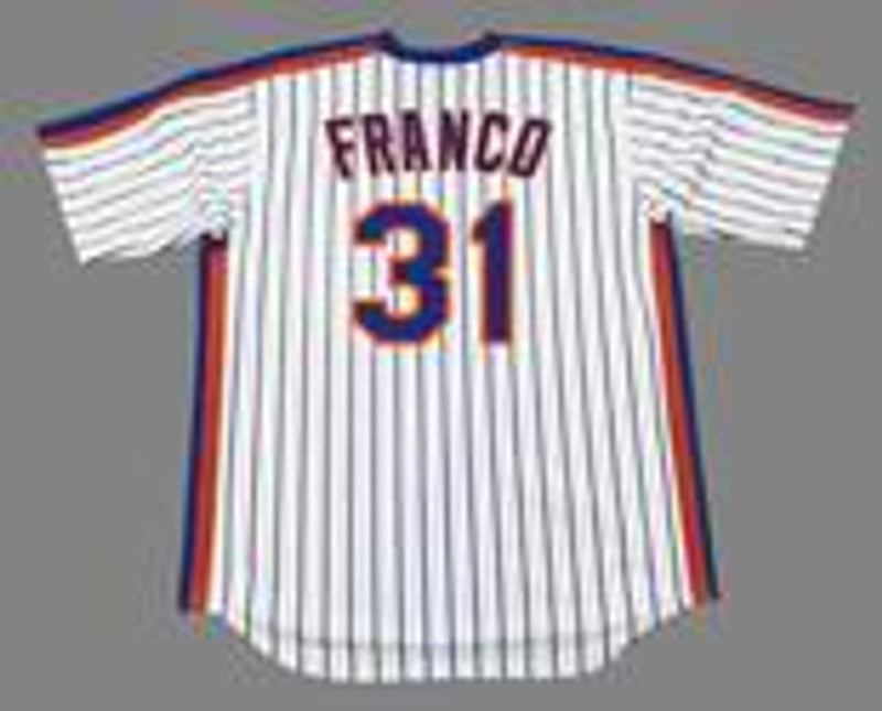 New York Mets John Franco Cooperstown MLB jersey front view
