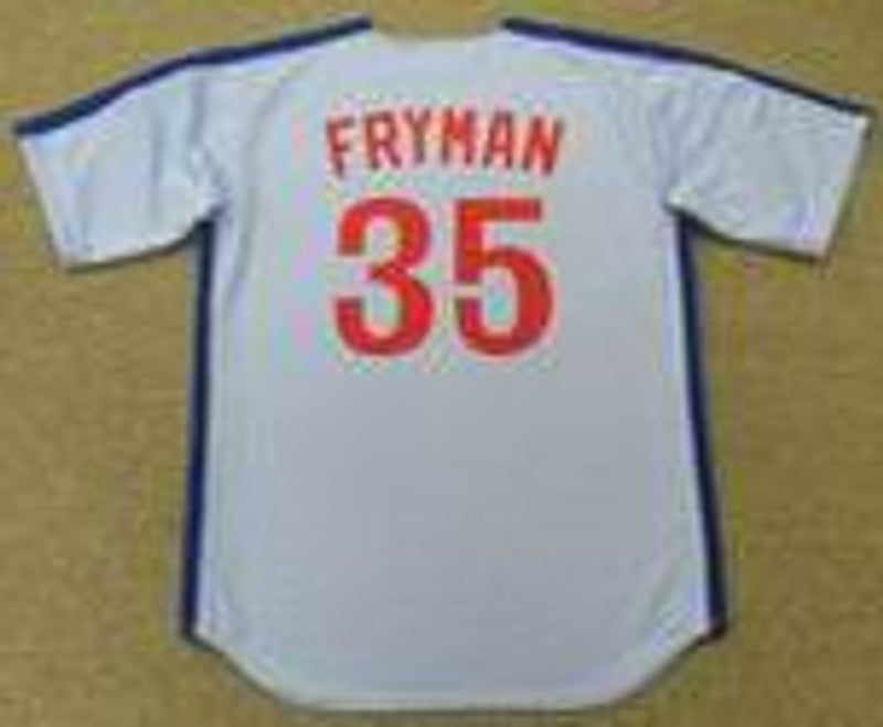 Montreal Expos Woodie Fryman Cooperstown MLB jersey front view