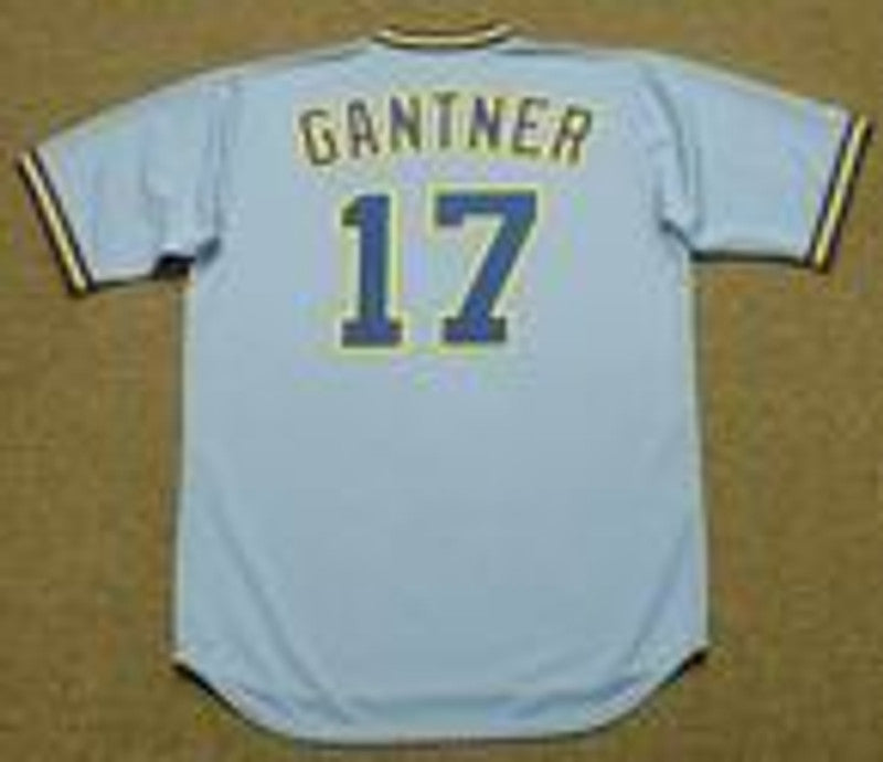 JG MB Milwaukee 1982 Cooperstown Throwback Away Stitched Jersey, Vintage Baseball Jersey, Retro Sewn Jersey