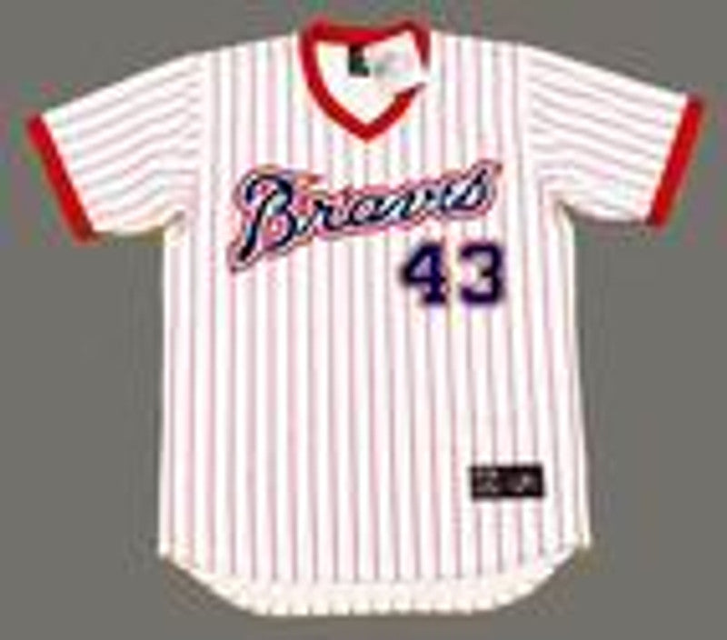 Atlanta Braves Cito Gaston Cooperstown MLB jersey front view