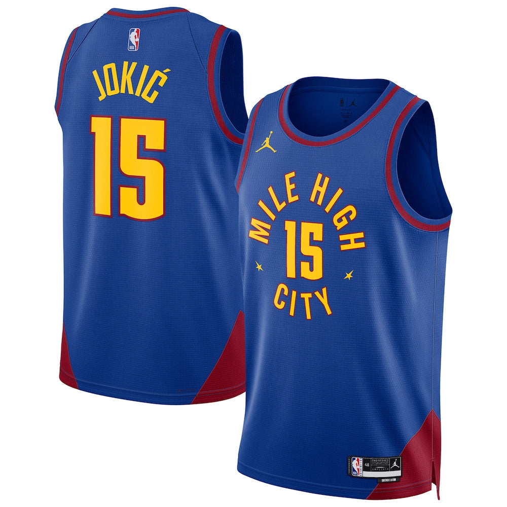 Denver Nuggets Jokic NBA jersey front view
