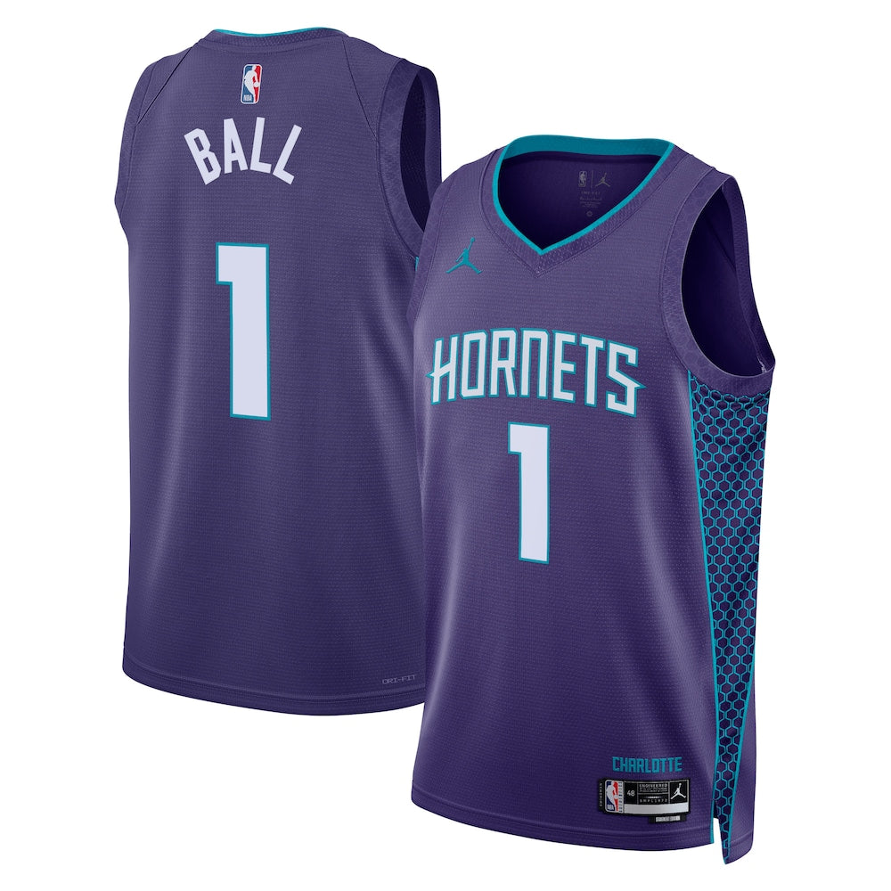 Charlotte Hornets Lamelo Ball NBA jersey front view