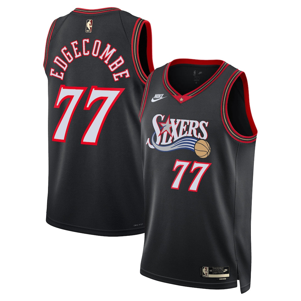 Philadelphia 76ers Vj Edgecombe NBA jersey front view